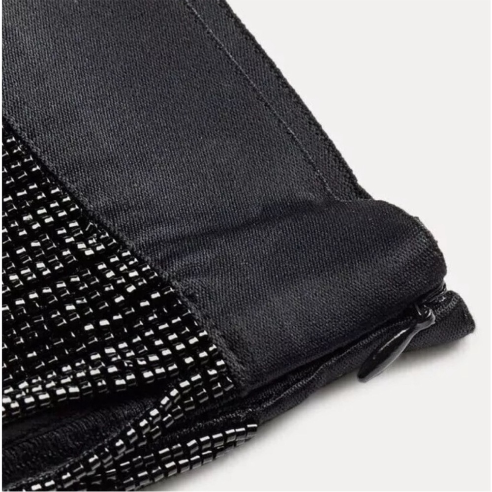 Elegant Black Fringe Skirt - Picture 11 of 12